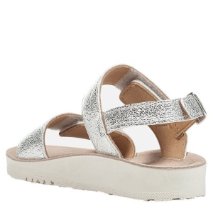 Sandale S.Costarei Geox G.A Silver — vedere din spate
