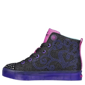 Teniși fete Skechers Twi-Lites 2.0 Twinkle Wishes Black - Img 3