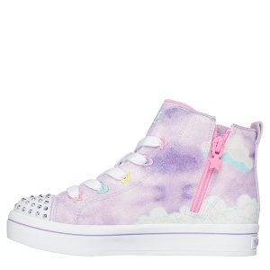 Teniși fete Skechers Twi Lites Unicorn Kitty Lavender mărimi 27-30 - Img 3