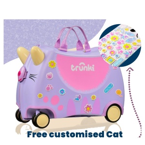 Valiza copii Trunki Glide Cassie Lilac - TRU-SUI-WW-CL-CW - unghi 2