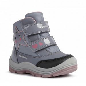 Geox Apreschi fete Flanfil G.B ABX Gray Pink colectia Amphibiox