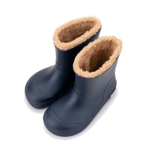 Cizme cauciuc Igor îmblănite barefoot băieți Yogi Borreguito Navy - Img 3