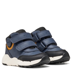 Ghete baieti Flexyper Mini Boy Denim/Orange - B666GA/0MEBC/C4J2T - perechea