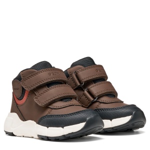 Ghete baieti Flexyper Mini Boy Dk Brown/Brick - B666GA/0MEBC/C6R6B - perechea