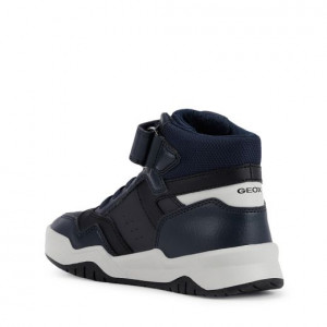 Ghete baieti J Perth B.E Navy Grey colectia Geox Respira
