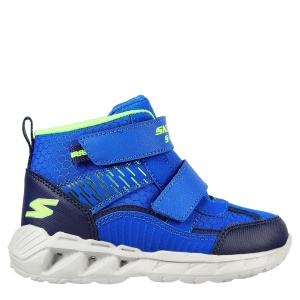 Ghete băieți Skechers Magna Lights Frosty Fun Blue Navy