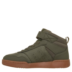 Ghete băieți Skechers Quick Street Kaki - vedere din față - 418027L/OLV