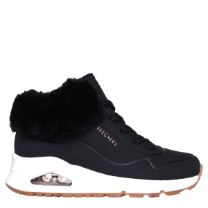 Ghete fete Skechers Uno Fall Air Black