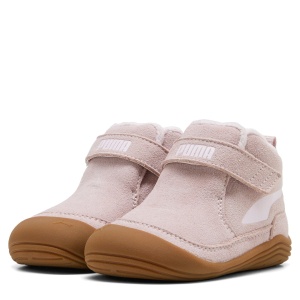 Ghete imblanite fete Puma Kitten Mid Premium V Inf Misty Pink-Powder Pink - 407459/03 - de sus