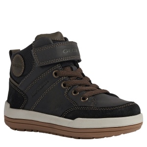 Ghete impermeabile baieti J Charz Boy B ABX Military Black - J16F3A/043ME/C0033 - din fata