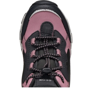 Ghete impermeabile fete Geox Magnetar G. B Abx Girl Dark Rose/Black - J464LB/050FU/C9321 - detaliu