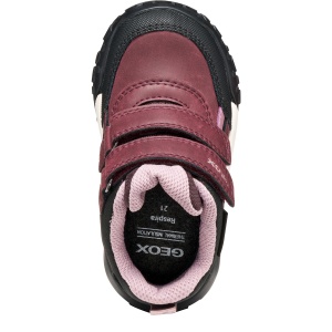 Ghete impermeabile fete Geox Trekkyup Girl B Abx Burgundy Rose - B566MB/0MEFU/C7329 - de sus