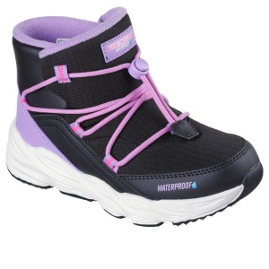 Skechers Ghete impermeabile fete Turbo Tread Black Multi L 303492L-BKMT incaltaminte copii bigstep