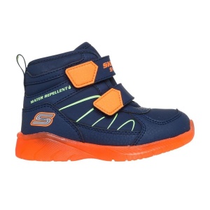 Ghete Water Repelent baieti Illumi Brights Splash Beams Navy Orange N