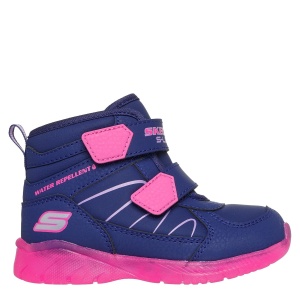 Ghete Water Repelent fete Skechers Illumi Brights Polar Steppe Navy
