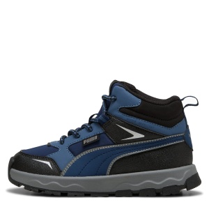 Ghete Water Resistant băieți Puma Evolve Trail PS Persian Blue Cool Dark Grey — vedere laterală