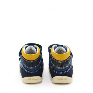 Pantofi baieti 691780 Bins Blue Jaune - Img 3