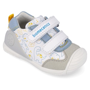 Pantofi băieți primii pași Biomecanics 262120-C050 Blanco - Img 4