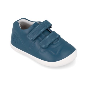Biomecanics Pantofi barefoot baieti 241160-F556 Petrol încălțăminte primii pași bigstep