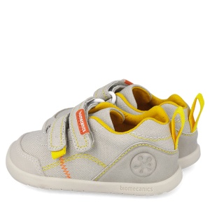 Pantofi barefoot băieți Biomecanics Beige Y Amarillo - Img 3