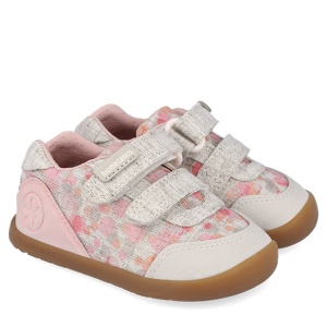 Pantofi barefoot fete Biomecanics Beige - Img 2