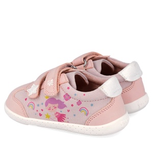 Pantofi barefoot fete Garvalin Rosa - Img 3