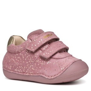 Pantofi bebeluși Geox Tutim Pink Platinum - B9440B/007NF/C8233 - față