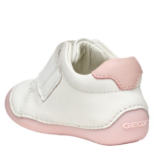 Pantofi bebeluși Geox Tutim White Rose Zebra — vedere din spate