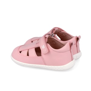 Garvalin Pantofi decupati barefoot fete 262323-B032 Rosa încălțăminte primii pasi bigstep