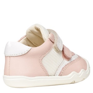 Pantofi fete Geox Steppieup Girl Lt Rose White — vedere din față