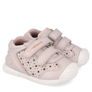 Pantofi fete primii pași Biomecanics Cotton - Img 2