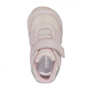 Geox Pantofi Fete Rishon G.A Pink Silver incaltaminte copii bigstep