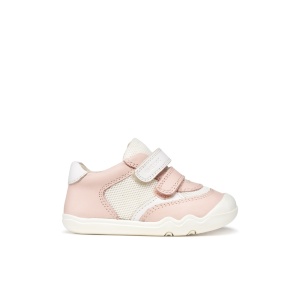 Geox Pantofi fete Steppieup Girl Lt Rose White B6563A-08514-C8W1Z încălțăminte primii pasi bigstep