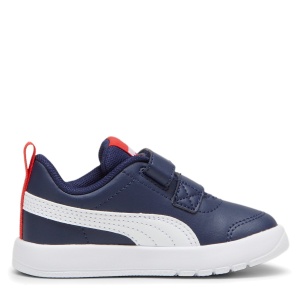 Pantofi sport baieti Courtflex V3 V Inf PUMA Navy-PUMA White-PUMA Red - 310252/03 - din fata
