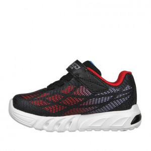 Skechers Pantofi sport baieti Flex Glow Elite Black Red N colectia S-Lights