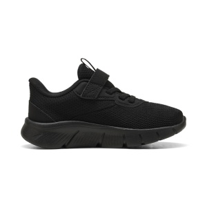Pantofi sport Puma pentru baieti, negri, model FlexFocus Modern AC+ PS PUMA Black 401519-06 inchidere cu scai, talpă EVA flexibilă