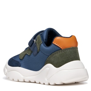 Pantofi sport băieți Geox Ciufciuf Boy Lt Navy/Orange - B455RB/0FU22/CB42T - spate