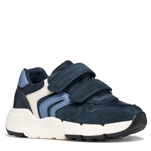 Pantofi sport băieți Geox Flexyper Mini Boy Navy/Dk Sky - B656GC/05422/C4250 - față