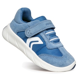 Pantofi sport băieți Geox Foot-Run Boy Dk Sky/White - B660KA/0FU22/C4S1Z - unghi