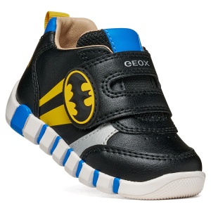 Pantofi sport băieți Geox Iupidoo Boy Black/Yellow - B6655B/000BC/C0054 - unghi