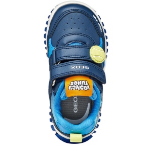 Pantofi sport băieți Geox Lightyloo Lt Navy Azure — vedere de sus