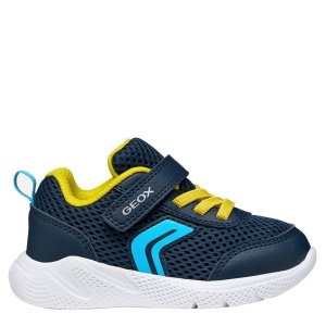 Pantofi sport băieți Geox Sprintye Boy Navy Yellow