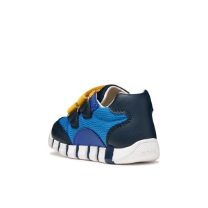 Geox Pantofi sport baieti Iupidoo Boy Azure Navy încălțăminte copii bigstep