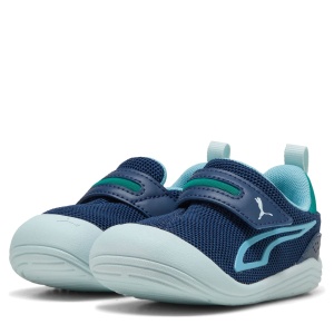 Pantofi sport băieți Puma Kitten Mesh V Inf Persian Blue Aqua — detaliu călcâi
