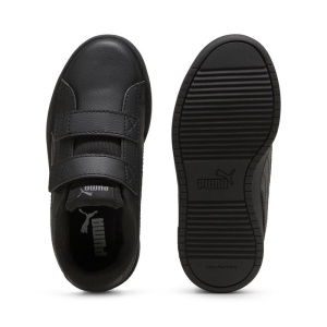 Pantofi sport baieti Puma Rickie Classic V PS Black-Cool, culoare negru, inchidere dubla cu scai, talpa neagra, potriviti pentru scoala