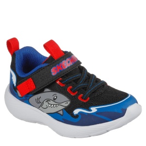 Pantofi sport băieți Skechers Dyna Lite Shark Wave Black Blue - Img 2