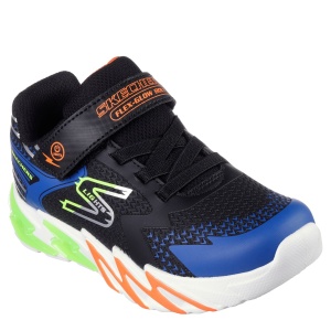 Pantofi sport băieți Skechers Flex Glow Bolt Black Blue - Img 2