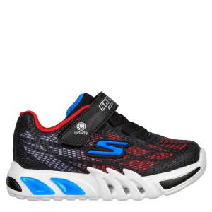 Pantofi sport băieți Skechers Flex Glow Elite Black Red