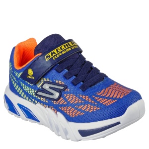 Pantofi sport băieți Skechers Flex Glow Elite Royal Orange - Img 2