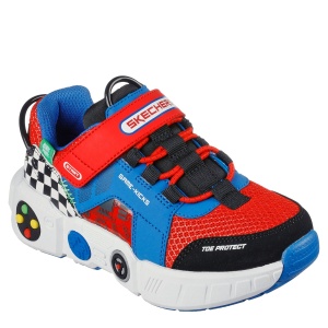 Pantofi sport băieți Skechers Gametronix Blue Multi - Img 2
